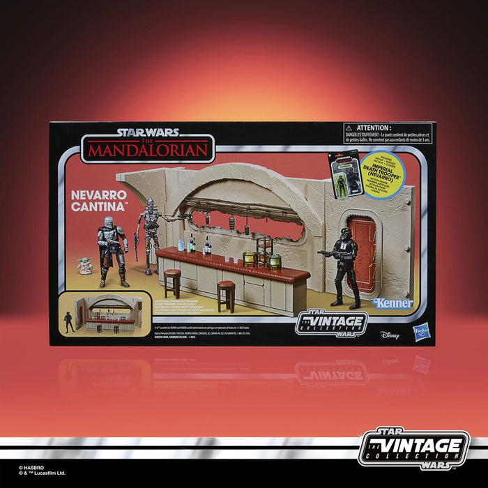 Star Wars The Vintage Collection Nevarro Cantina Playset with Imperial Death Trooper Action Figure