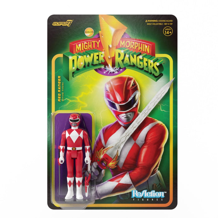 Mighty Morphin Power Rangers Reaction Wave 1 - Red Ranger Figure