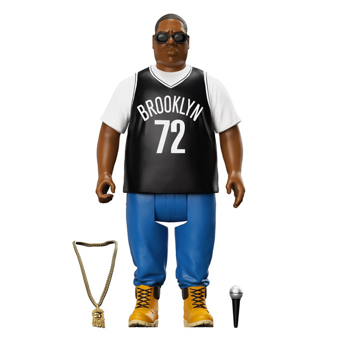 Notorious B.I.G. Brooklyn Jersey ReAction Figure Chubzzy Wubzzy Toys Collectibles