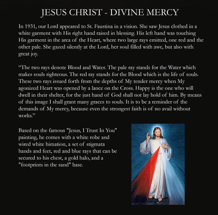 Biblical Adventures Jesus Christ (Divine Mercy) 1/12 Scale Figure