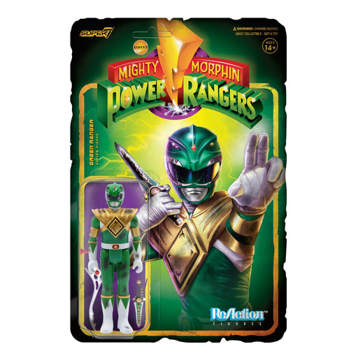 Mighty Morphin' Power Rangers ReAction Green Ranger (Battle Damaged) Figure