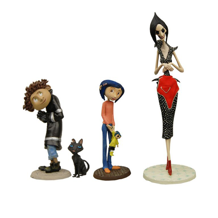 Coraline - PVC Mini-Figures - "Best of" 3-Pc Set