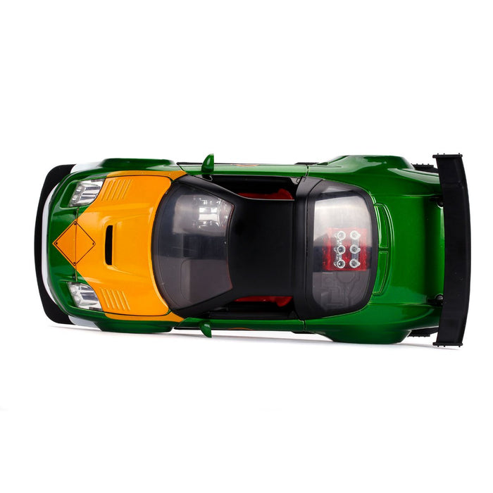 Mighty Morphin Power Rangers Green Ranger 2002 Honda NSX 1:24 Scale Die-Cast Metal Vehicle with Figure