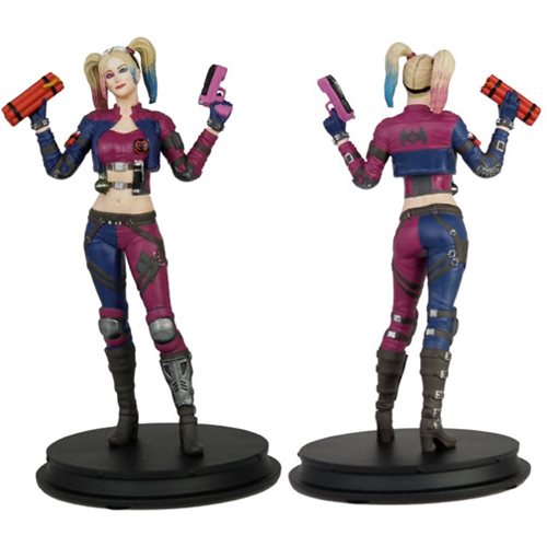 DC Injustice Harley Quinn Pink Costume Deluxe Statue - PX