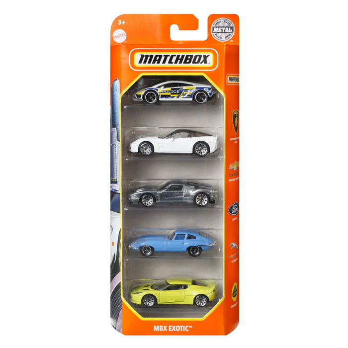Matchbox Car Collection 2022 MBX Exotic 5-Pack