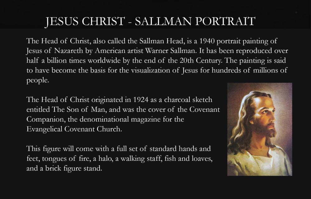 Biblical Adventures Jesus Christ (Sallman Portrait) 1/12 Scale Figure