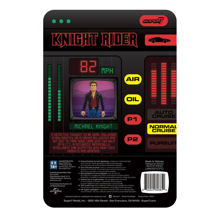 Knight Rider Michael Knight 3 3/4-Inch ReAction Figure