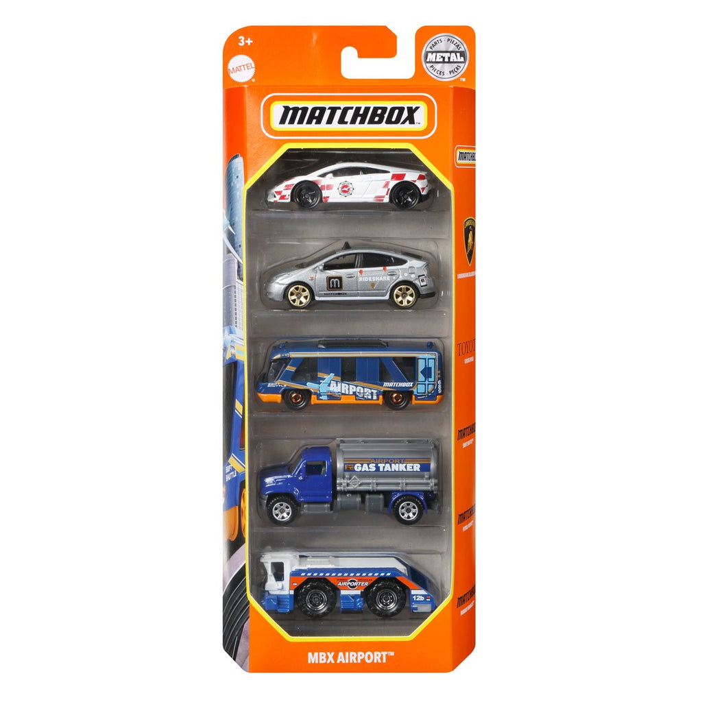 Matchbox Car Collection 2022 MBX Airport 5-Pack — Chubzzy Wubzzy Toys ...