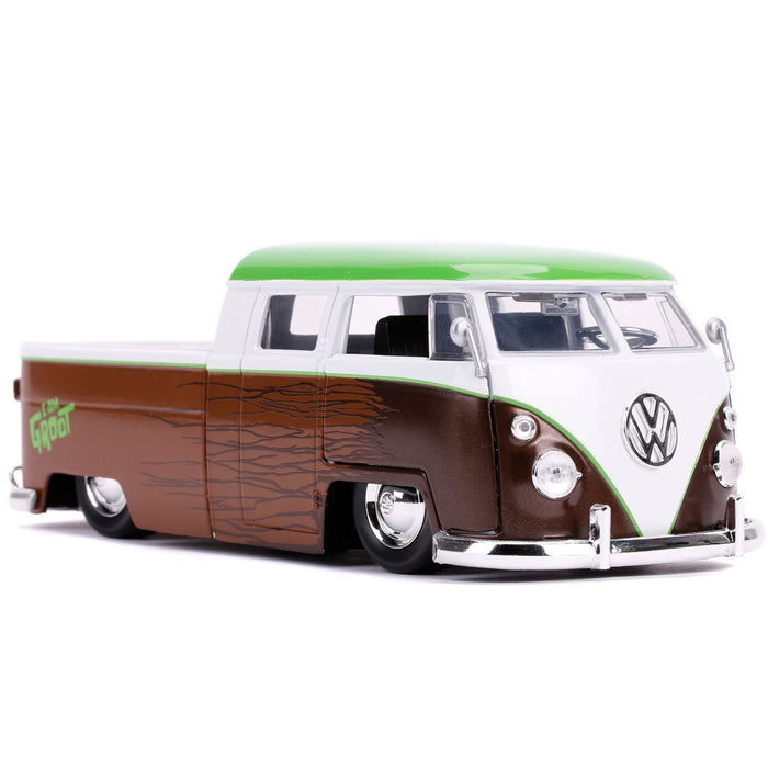 Guardians of the Galaxy 1963 Volkswagen Bus 1:24 Scale Die-Cast Metal Vehicle with Groot Figure