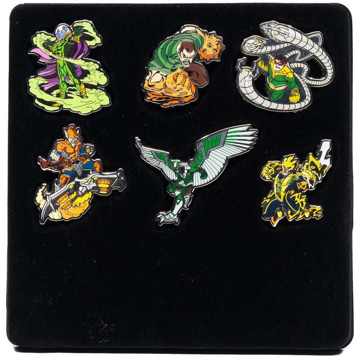Marvel Sinister Six Enamel Pin 6-Pack EE Exclusive