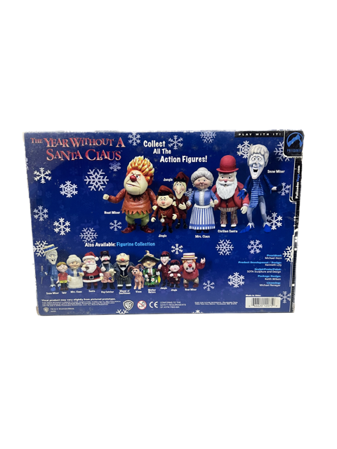 The Year Without a Santa Claus Snow Miser, Civilian Santa & Jangle 3-Pack Figure Set