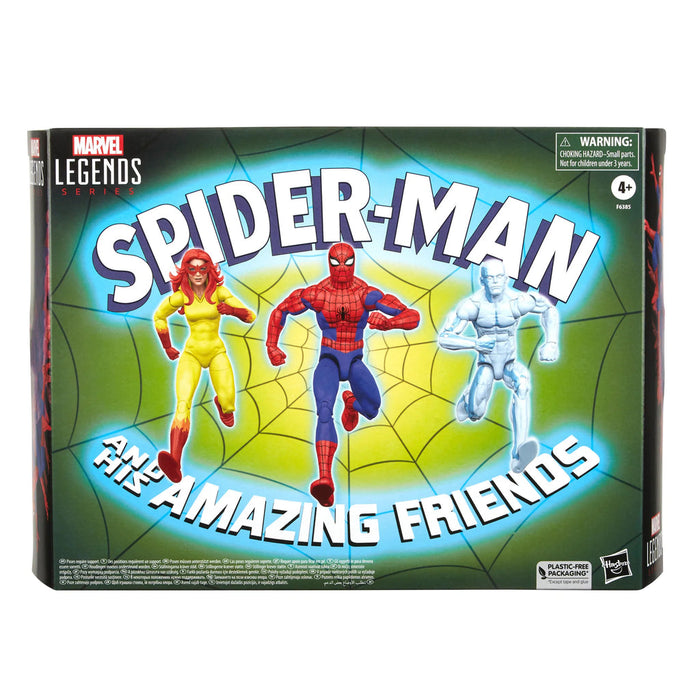 Marvel Legends Series Spider-Man and His Amazing Friends Action Figure 3-Pack