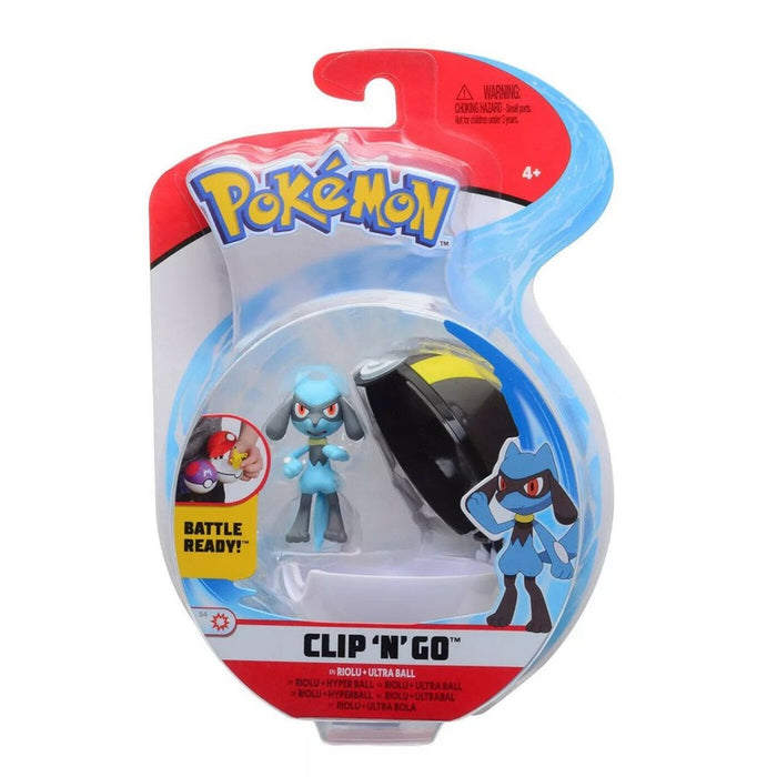 Pokemon Clip 'N' Go Riolu + Ultra Ball