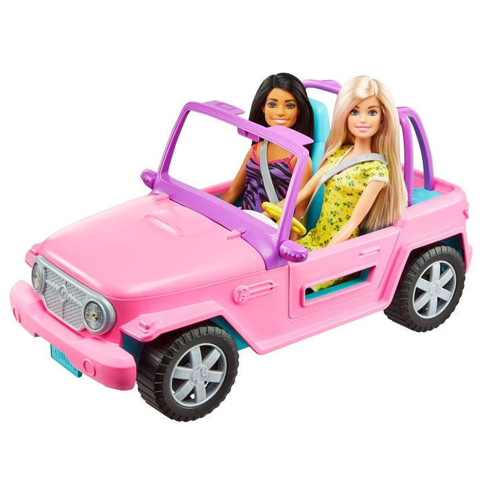 Barbie and Friend Dolls with Vehicle