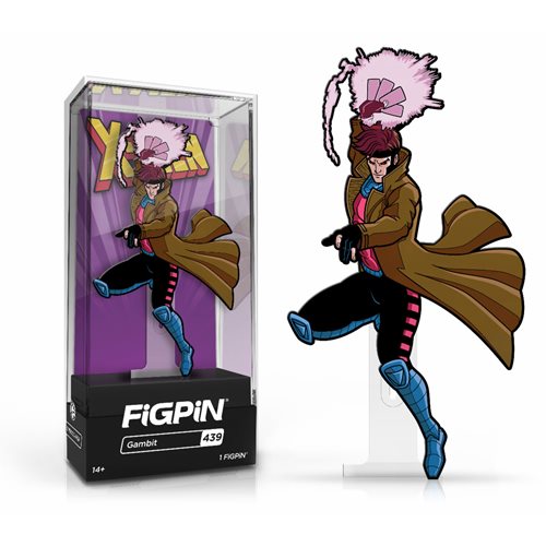 X-Men Animated Gambit FiGPiN Enamel Pin