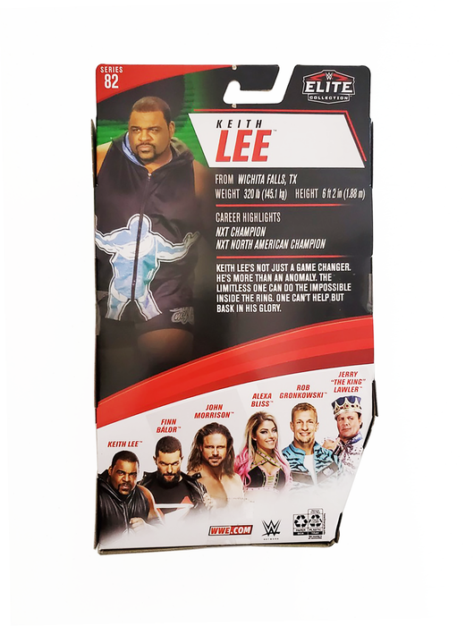 WWE Elite Collection Series 82 Keith Lee Action Figure (White Gear - Chase Variant)