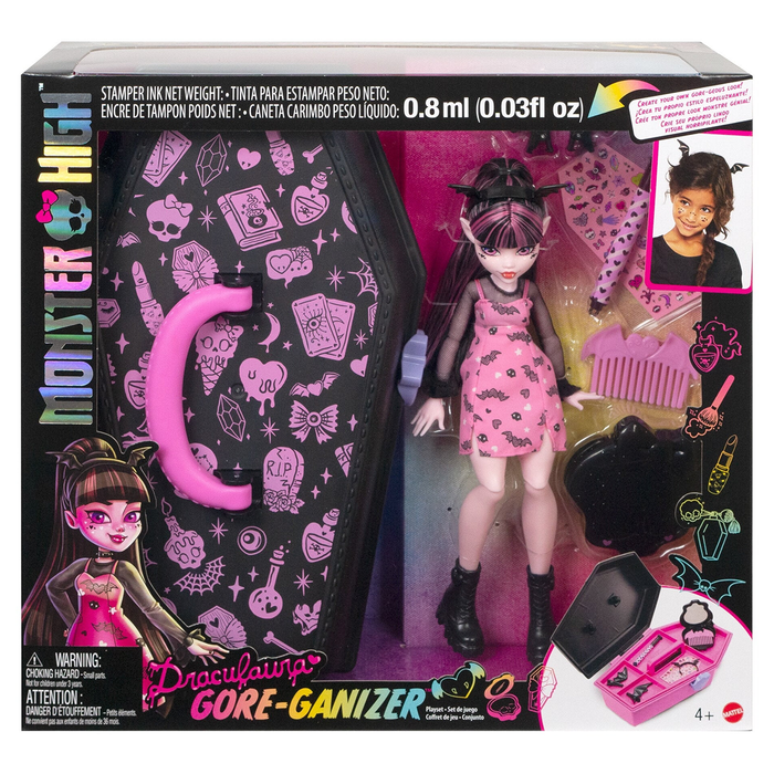 Monster High - Draculaura Fashion Doll with Gore-Ganizer Playset