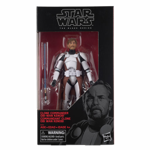 Star Wars The Black Series Clone Commander Obi-Wan Kenobi 6-Inch Action Figure Exclusive