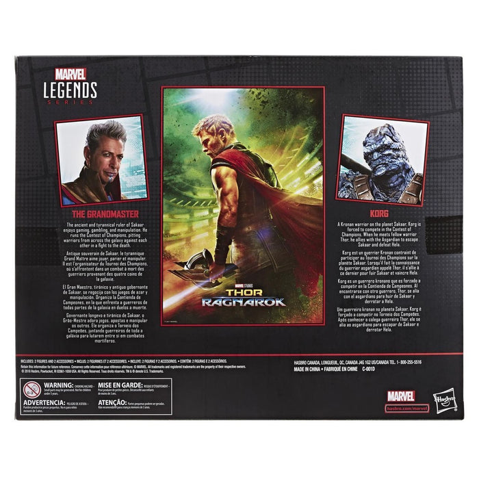 Marvel 80th Anniversary Legends Series The Grandmaster and Korg 6-Inch Action Figure 2-Pack