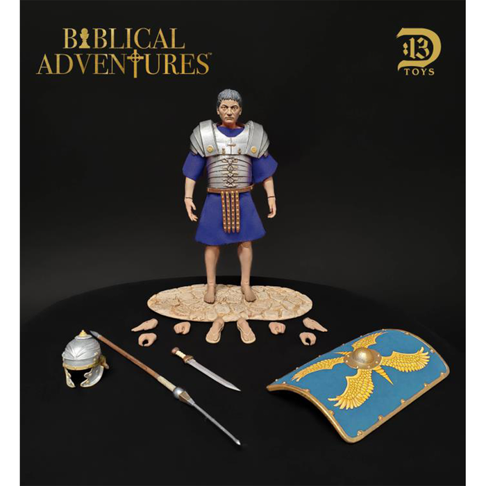 Biblical Adventures Roman Soldier (Blue) 1/12 Scale Figure — Chubzzy