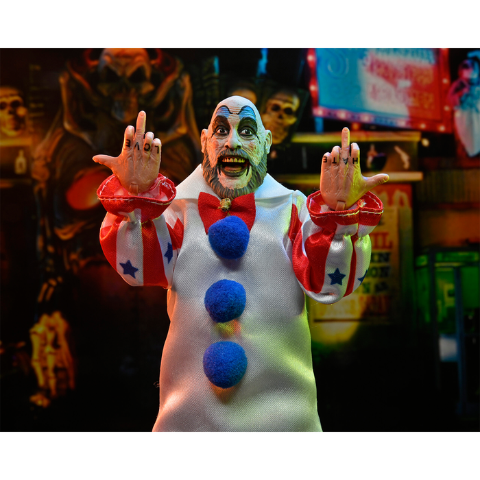 House of 1000 Corpses 20th Anniversary 8-Inch Clothed Captain Spaulding Action Figure