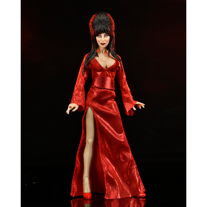 Elvira Mistress of the Dark 8-Inch Clothed Elvira "Red, Fright and Boo" Action Figure