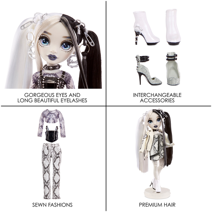 Shadow High Series 1 Heather Grayson- Grayscale Fashion Doll