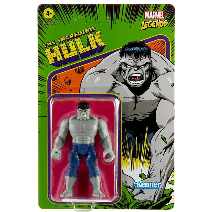 Marvel Legends Retro Collection Wave 3: The Incredible Hulk (Grey) Action Figure