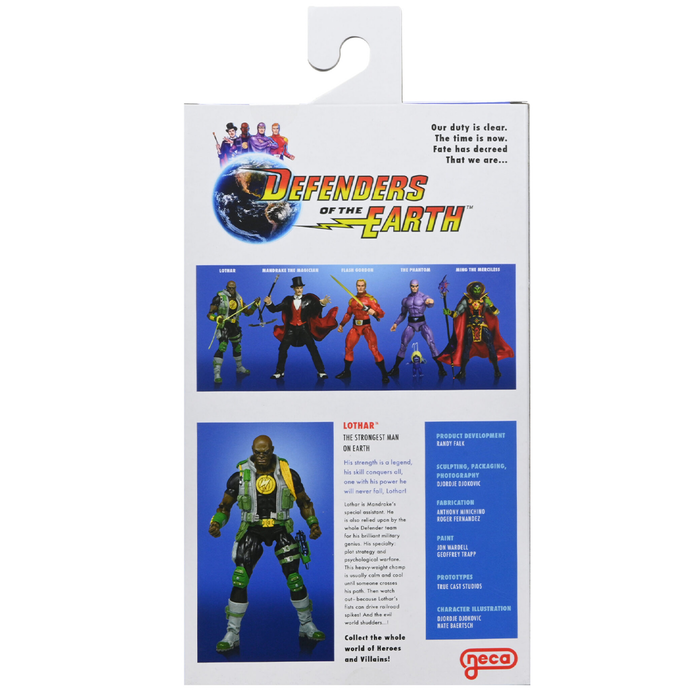  NECA Defenders of the Earth Action Figures Lothar : Toys & Games