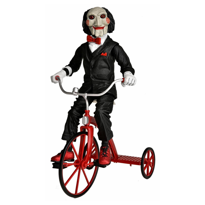 Saw 12-Inch Puppet on Tricycle Action Figure with Sound