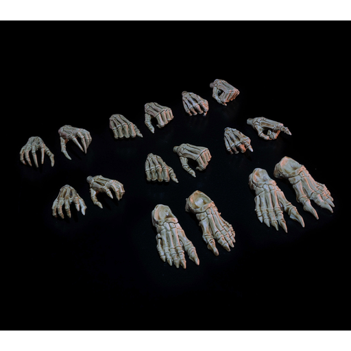 Mythic Legions: Necronominus Skeletons Hands & Feet Pack