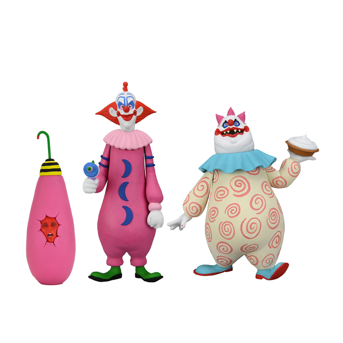 Toony Terrors Killer Klowns from Outer Space Slim and Chubby 6-Inch Scale Action Figures 2-Pack