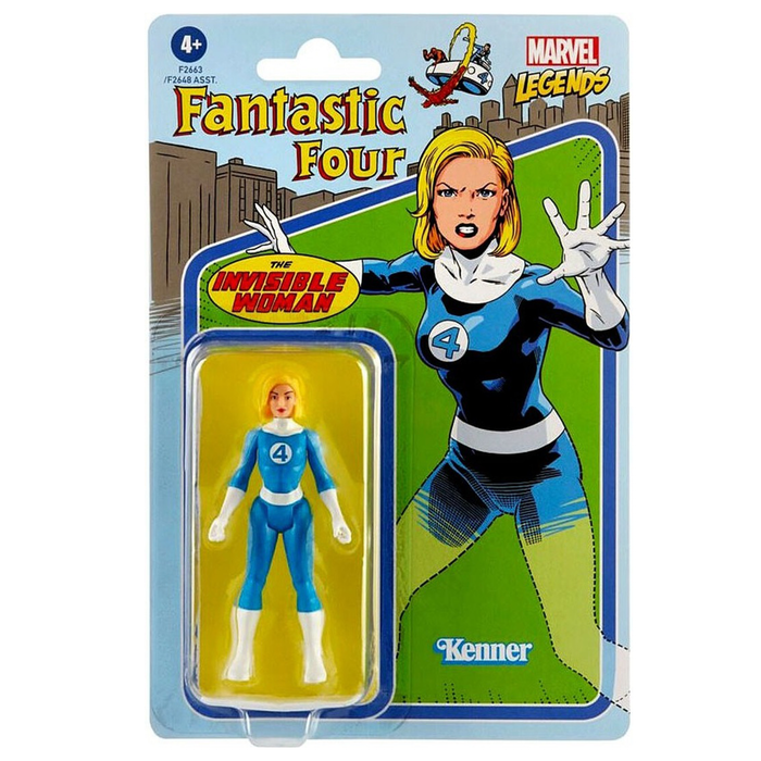 Marvel Legends Retro Collection Wave 3: Fantastic Four The Invisible Woman Action Figure
